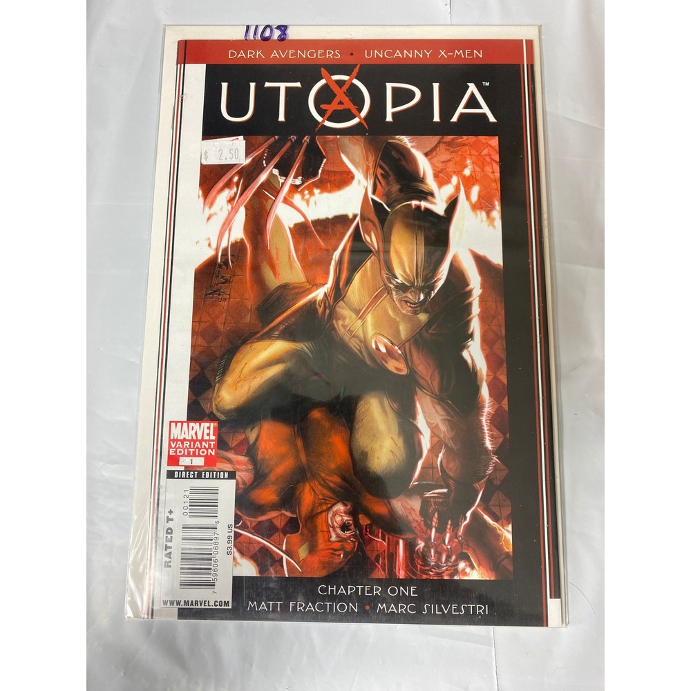 Marvel Dark Avengers Uncanny X-Men Utopia‎ 1 Variant Edition Matt Fraction 2009